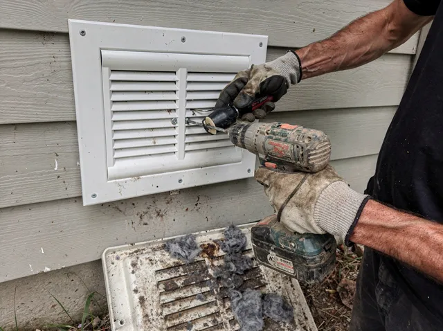 Dryer Vent Cover Replacement in Derby