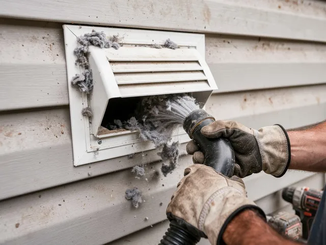 Professional dryer vent cleaning by Derby Dryer Vent Cleaning in Derby