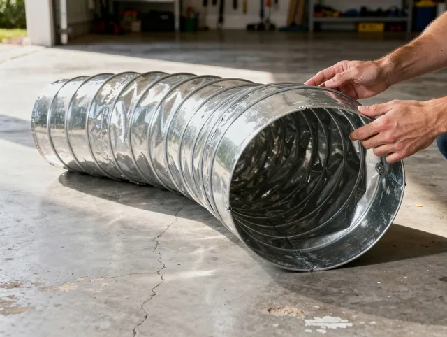 Derby Dryer Vent Cleaning specialist using advanced equipment for thorough duct cleaning in Derby