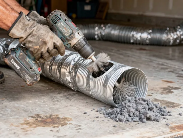 Professional duct cleaning by Derby Dryer Vent Cleaning in Derby