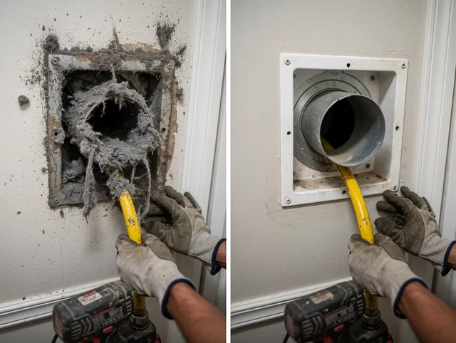 Expert gas dryer vent cleaning by Derby Dryer Vent Cleaning in Derby